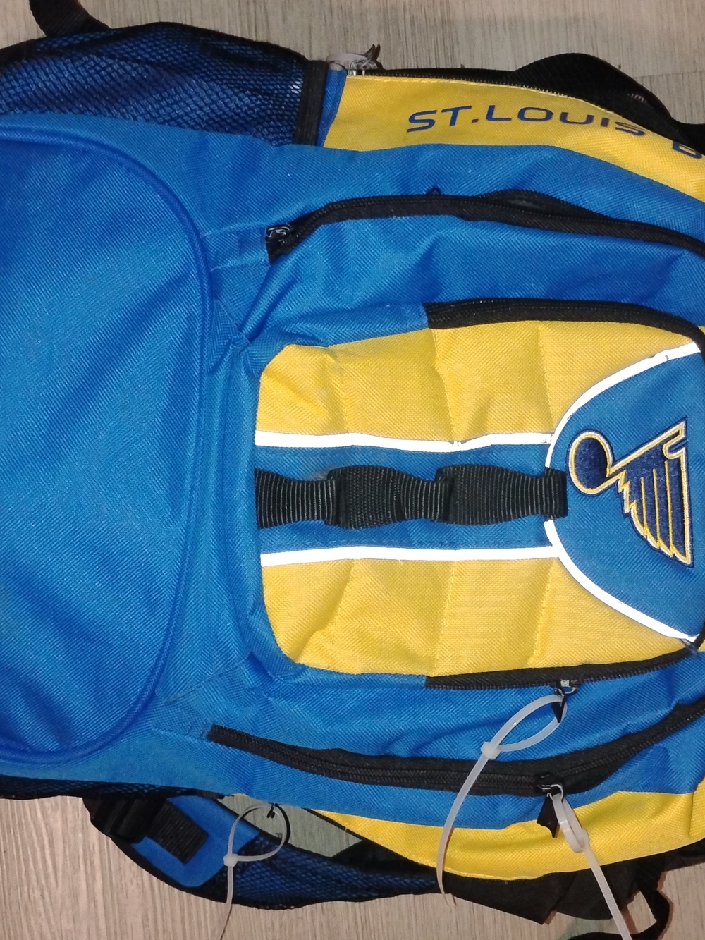 Blue and Yellow Sports Backpack - Accent